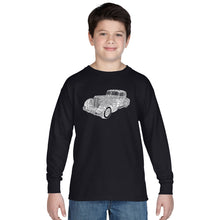 Load image into Gallery viewer, Mobsters - Boy&#39;s Word Art Long Sleeve