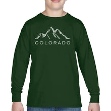 Load image into Gallery viewer, Colorado Ski Towns  - Boy&#39;s Word Art Long Sleeve