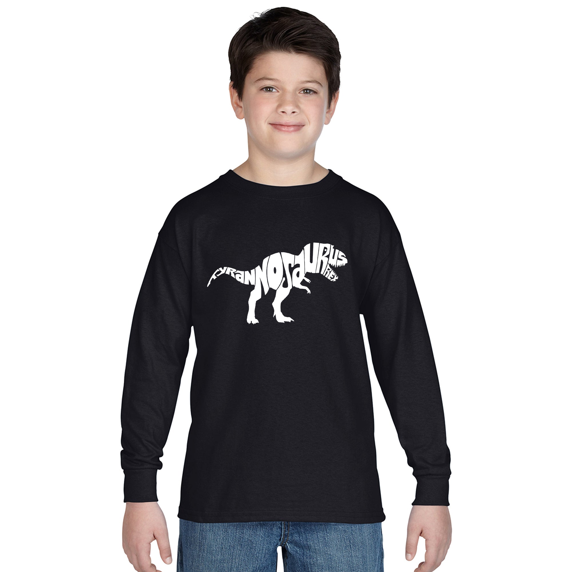 Long Sleeve Tee Rex - Black