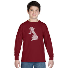 Load image into Gallery viewer, GOD SAVE THE QUEEN - Boy&#39;s Word Art Long Sleeve