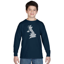 Load image into Gallery viewer, GOD SAVE THE QUEEN - Boy&#39;s Word Art Long Sleeve