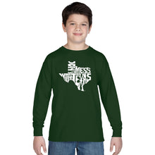 Load image into Gallery viewer, DONT MESS WITH TEXAS - Boy&#39;s Word Art Long Sleeve