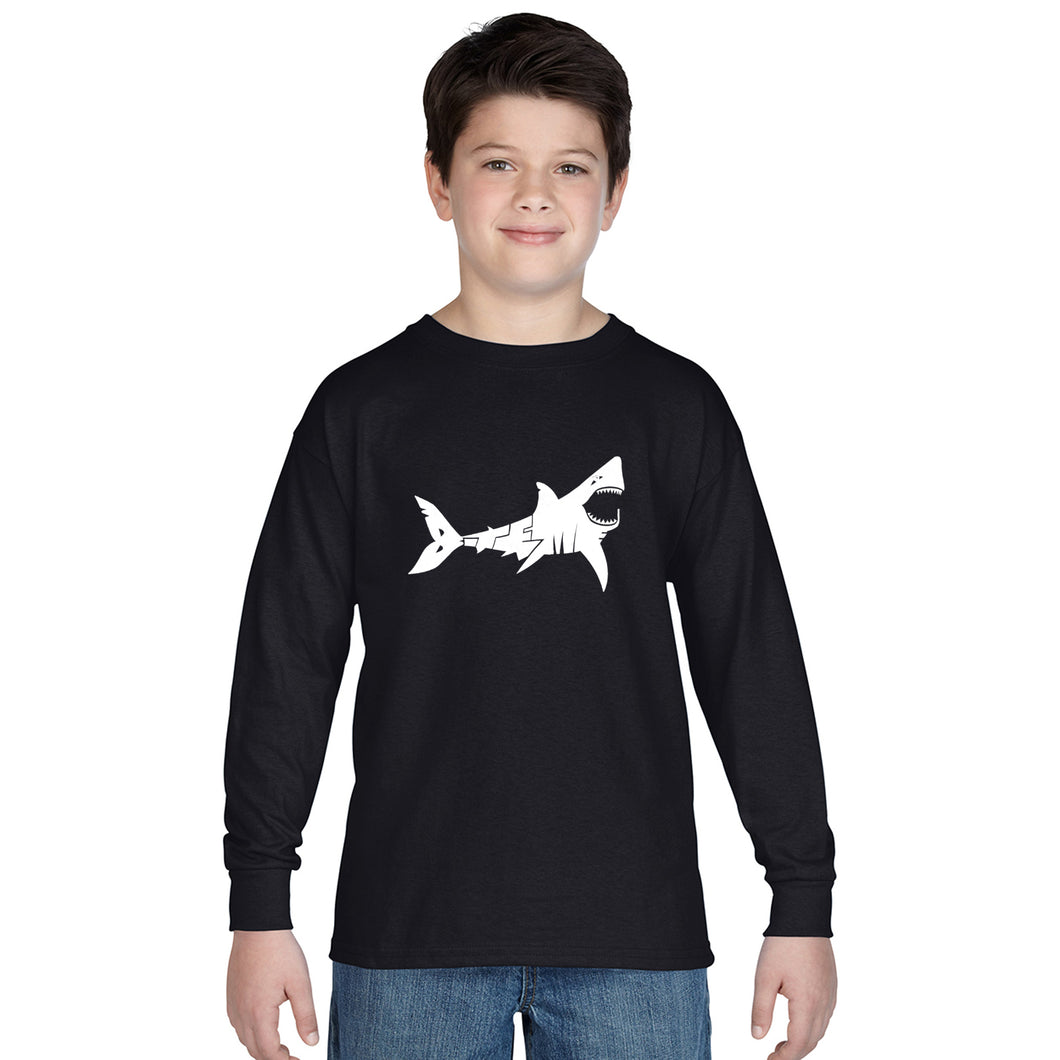 BITE ME - Boy's Word Art Long Sleeve