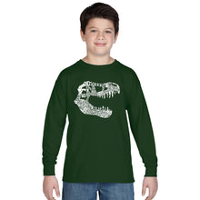 Load image into Gallery viewer, TREX - Boy&#39;s Word Art Long Sleeve