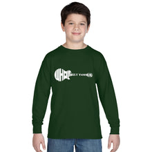 Load image into Gallery viewer, Whole Lotta Love - Boy&#39;s Word Art Long Sleeve