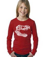 Load image into Gallery viewer, LA Pop Art Girl&#39;s Word Art Long Sleeve - TREX