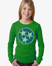Load image into Gallery viewer, LA Pop Art Girl&#39;s Word Art Long Sleeve - Tennessee Tristar