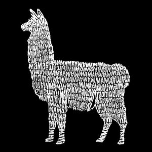 Llama Mama  - Full Length Word Art Apron