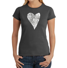 Load image into Gallery viewer, Lots of Love - Women&#39;s Word Art T-Shirt
