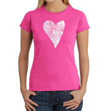 Load image into Gallery viewer, Lots of Love - Women&#39;s Word Art T-Shirt