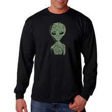 Load image into Gallery viewer, Alien - Men&#39;s Word Art Long Sleeve T-Shirt