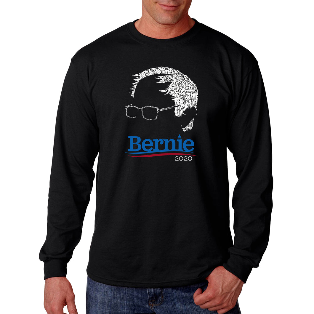 Bernie Sanders 2020 - Men's Word Art Long Sleeve T-Shirt