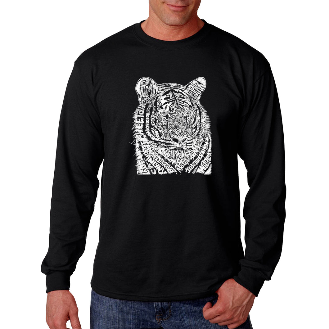 Big Cats - Men's Word Art Long Sleeve T-Shirt