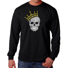 Load image into Gallery viewer, Brooklyn Crown  - Men&#39;s Word Art Long Sleeve T-Shirt