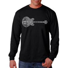 Load image into Gallery viewer, Blues Legends - Men&#39;s Word Art Long Sleeve T-Shirt