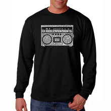 Load image into Gallery viewer, Greatest Rap Hits of The 1980&#39;s - Men&#39;s Word Art Long Sleeve T-Shirt