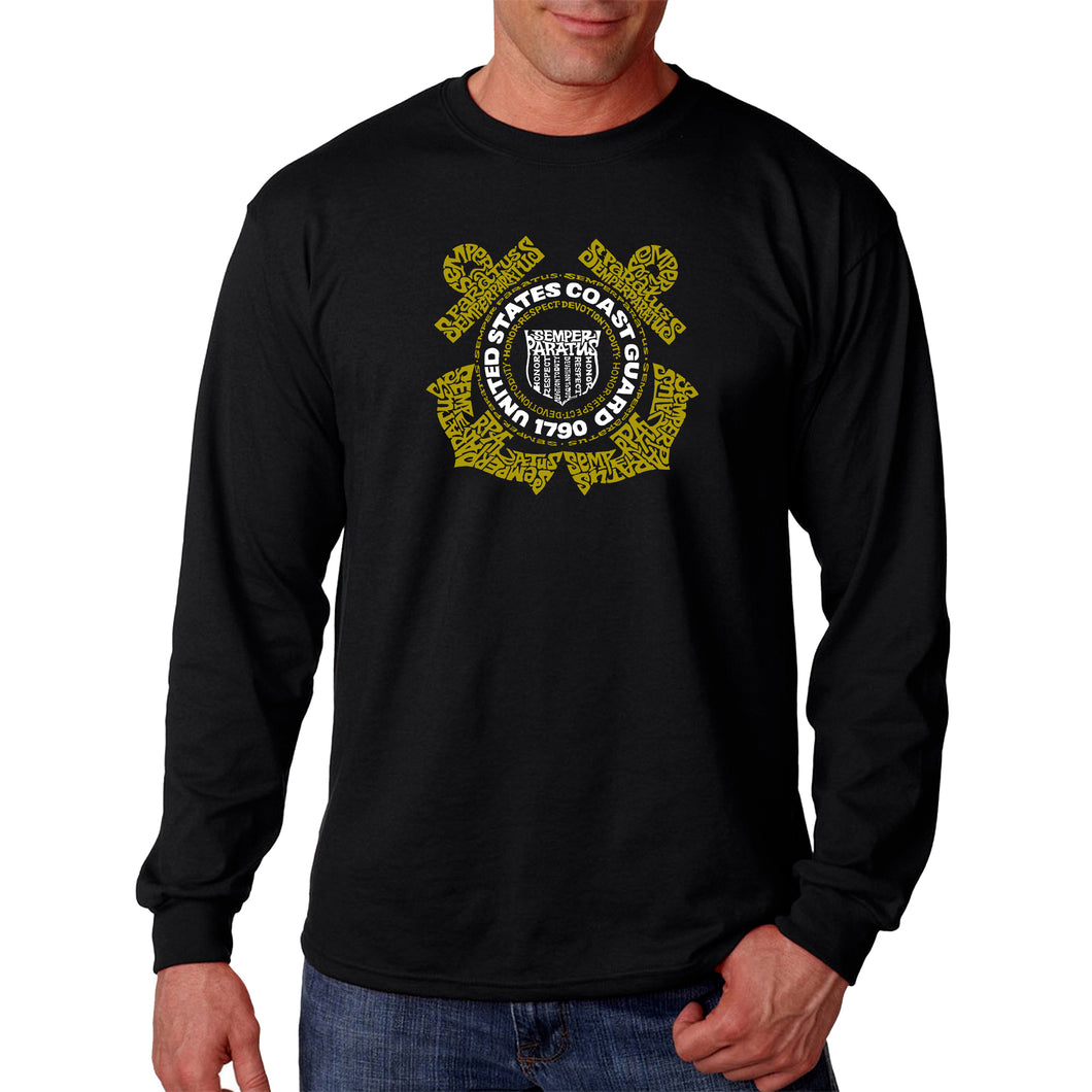 Coast Guard - Men's Word Art Long Sleeve T-Shirt