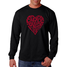 Load image into Gallery viewer, Crazy Little Thing Called Love - Men&#39;s Word Art Long Sleeve T-Shirt