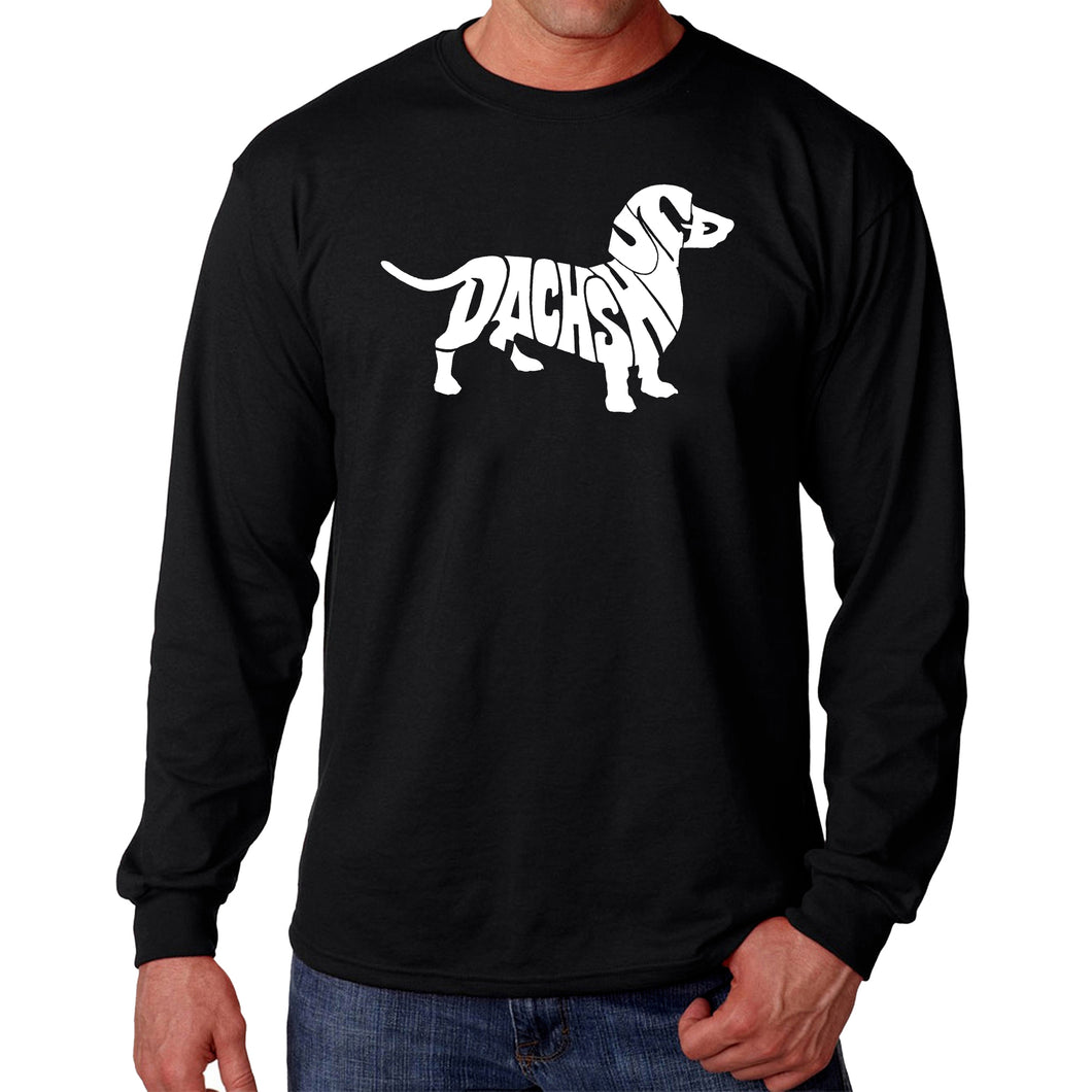 Dachshund  - Men's Word Art Long Sleeve T-Shirt