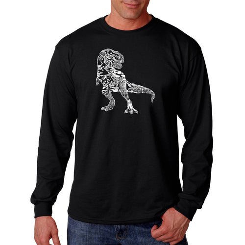 Dino Pics - Men's Word Art Long Sleeve T-Shirt