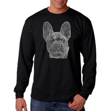 Load image into Gallery viewer, French Bulldog - Men&#39;s Word Art Long Sleeve T-Shirt