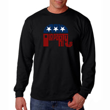 Load image into Gallery viewer, REPUBLICAN GRAND OLD PARTY - Men&#39;s Word Art Long Sleeve T-Shirt