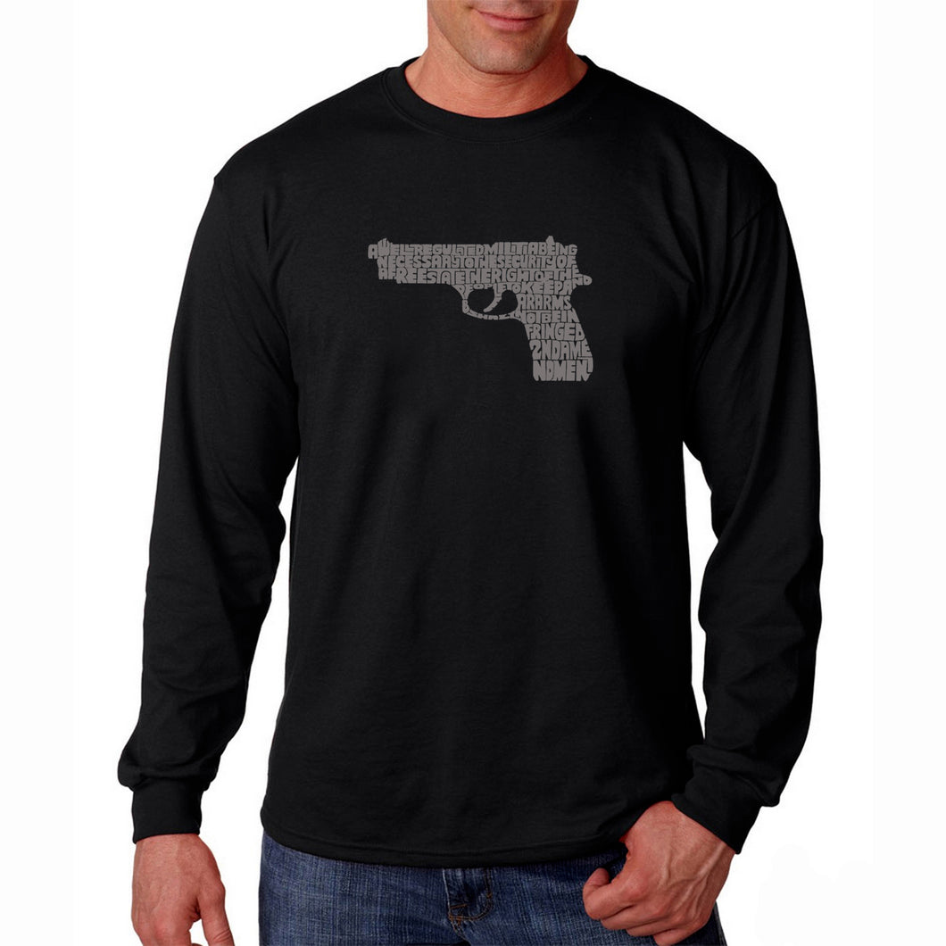 RIGHT TO BEAR ARMS - Men's Word Art Long Sleeve T-Shirt