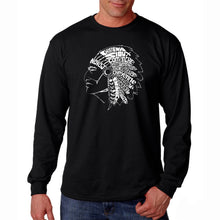 Load image into Gallery viewer, POPULAR NATIVE AMERICAN INDIAN TRIBES - Men&#39;s Word Art Long Sleeve T-Shirt
