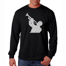 Load image into Gallery viewer, ALL TIME JAZZ SONGS - Men&#39;s Word Art Long Sleeve T-Shirt