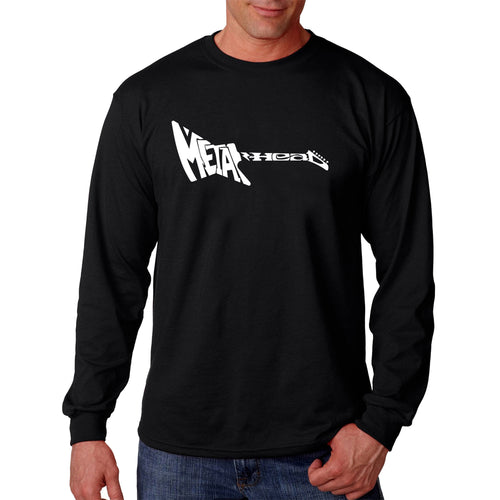 Metal Head - Men's Word Art Long Sleeve T-Shirt