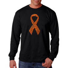 Load image into Gallery viewer, Ms Ribbon - Men&#39;s Word Art Long Sleeve T-Shirt