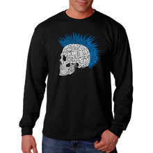 Load image into Gallery viewer, Punk Mohawk - Men&#39;s Word Art Long Sleeve T-Shirt