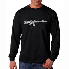 Load image into Gallery viewer, RIFLEMANS CREED - Men&#39;s Word Art Long Sleeve T-Shirt