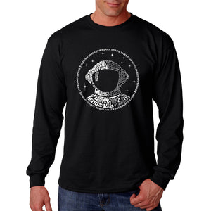 I Need My Space Astronaut - Men's Word Art Long Sleeve T-Shirt