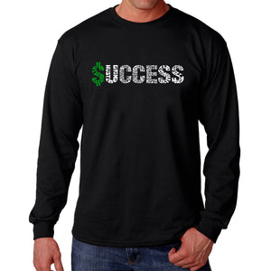 Success  - Men's Word Art Long Sleeve T-Shirt
