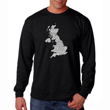 Load image into Gallery viewer, GOD SAVE THE QUEEN - Men&#39;s Word Art Long Sleeve T-Shirt
