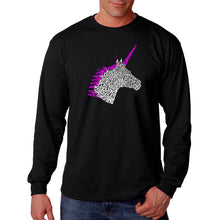 Load image into Gallery viewer, Unicorn - Men&#39;s Word Art Long Sleeve T-Shirt