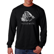 Load image into Gallery viewer, Yosemite - Men&#39;s Word Art Long Sleeve T-Shirt