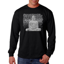 Load image into Gallery viewer, Zen Buddha - Men&#39;s Word Art Long Sleeve T-Shirt