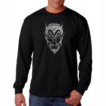 Load image into Gallery viewer, THE DEVIL&#39;S NAMES - Men&#39;s Word Art Long Sleeve T-Shirt
