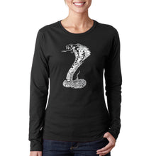 Load image into Gallery viewer, Tyles of Snakes -  Women&#39;s Word Art Long Sleeve T-Shirt