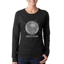 Load image into Gallery viewer, Disco Ball - Women&#39;s Word Art Long Sleeve T-Shirt