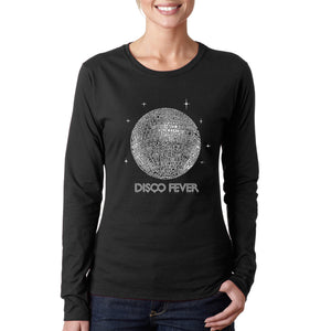 Disco Ball - Women's Word Art Long Sleeve T-Shirt