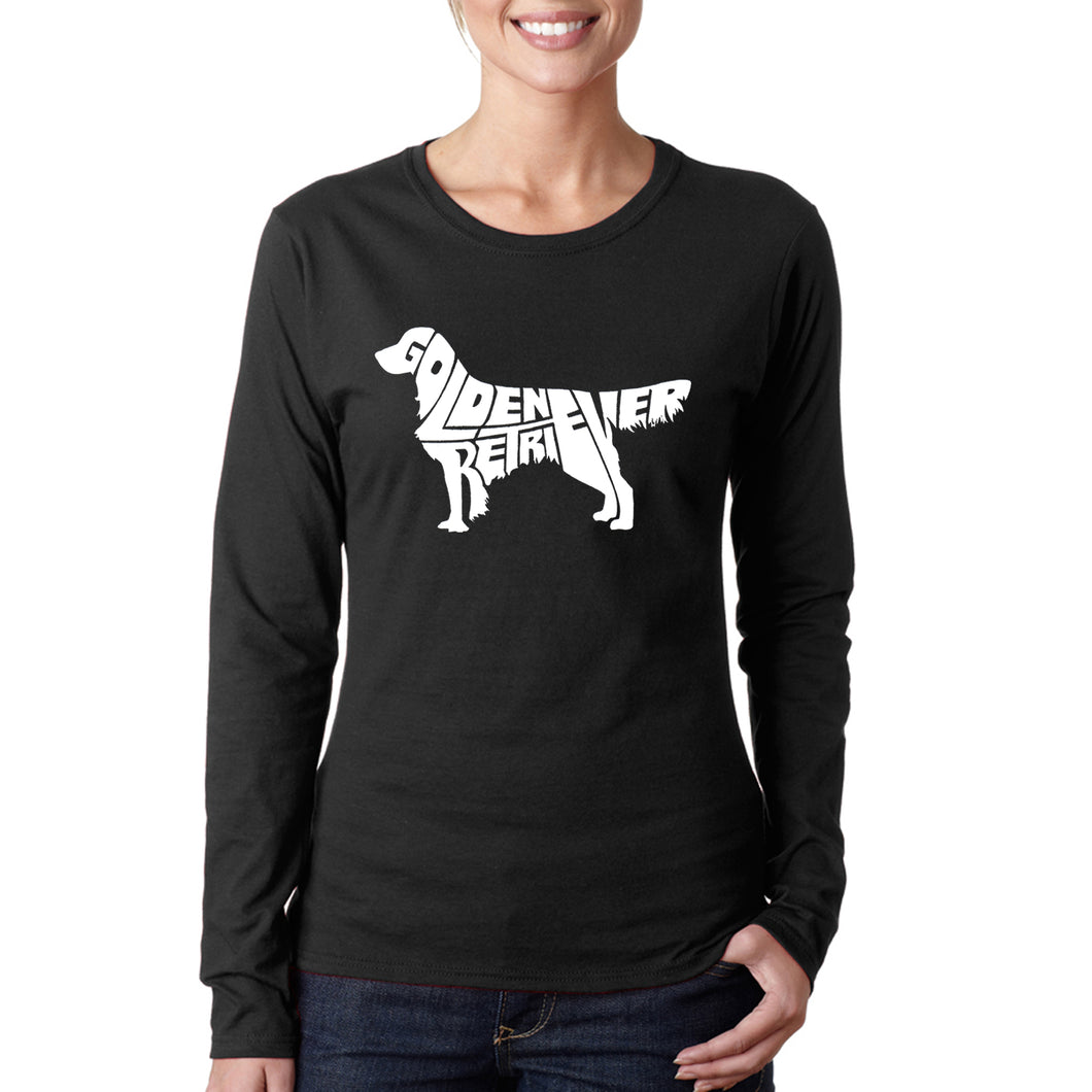 Golden Retreiver -  Women's Word Art Long Sleeve T-Shirt