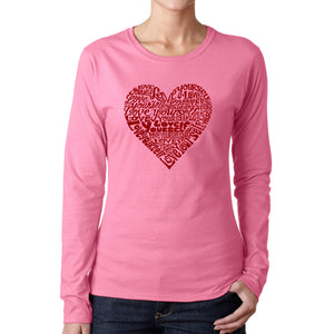 Love Yourself - Women's Word Art Long Sleeve T-Shirt