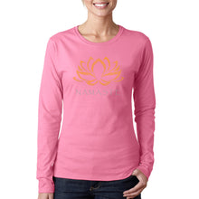 Load image into Gallery viewer, Namaste - Women&#39;s Word Art Long Sleeve T-Shirt