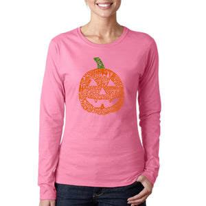 Pumpkin - Women's Word Art Long Sleeve T-Shirt