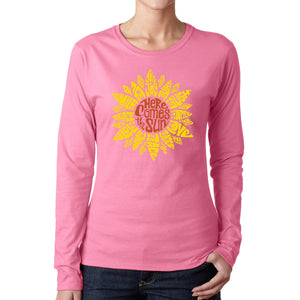 Sunflower  - Women's Word Art Long Sleeve T-Shirt