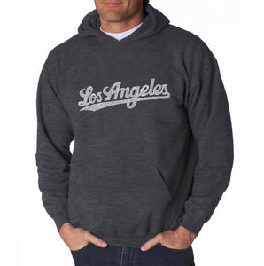 LOS ANGELES NEIGHBORHOODS - Men's Word Art Hooded Sweatshirt