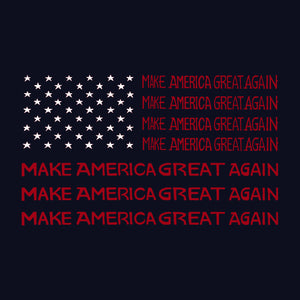 Maga Flag - Men's Word Art Crewneck Sweatshirt